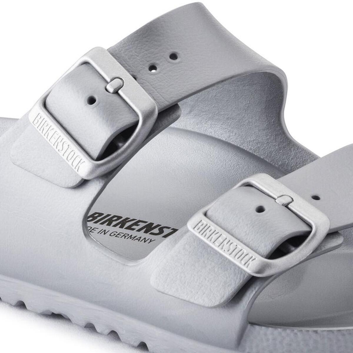 Birkenstock ARIZONA EVA METALLIC Gri Kadın Çift Bantlı Terlik