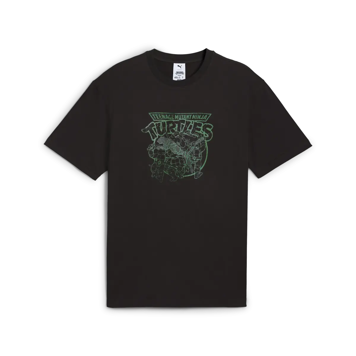 Puma X TMNT Graphic Tee Siyah Erkek T-Shirt & Polo