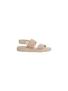 Calvin Klein SQ MOLDED SANDAL WEB Bej Kadın Sandalet