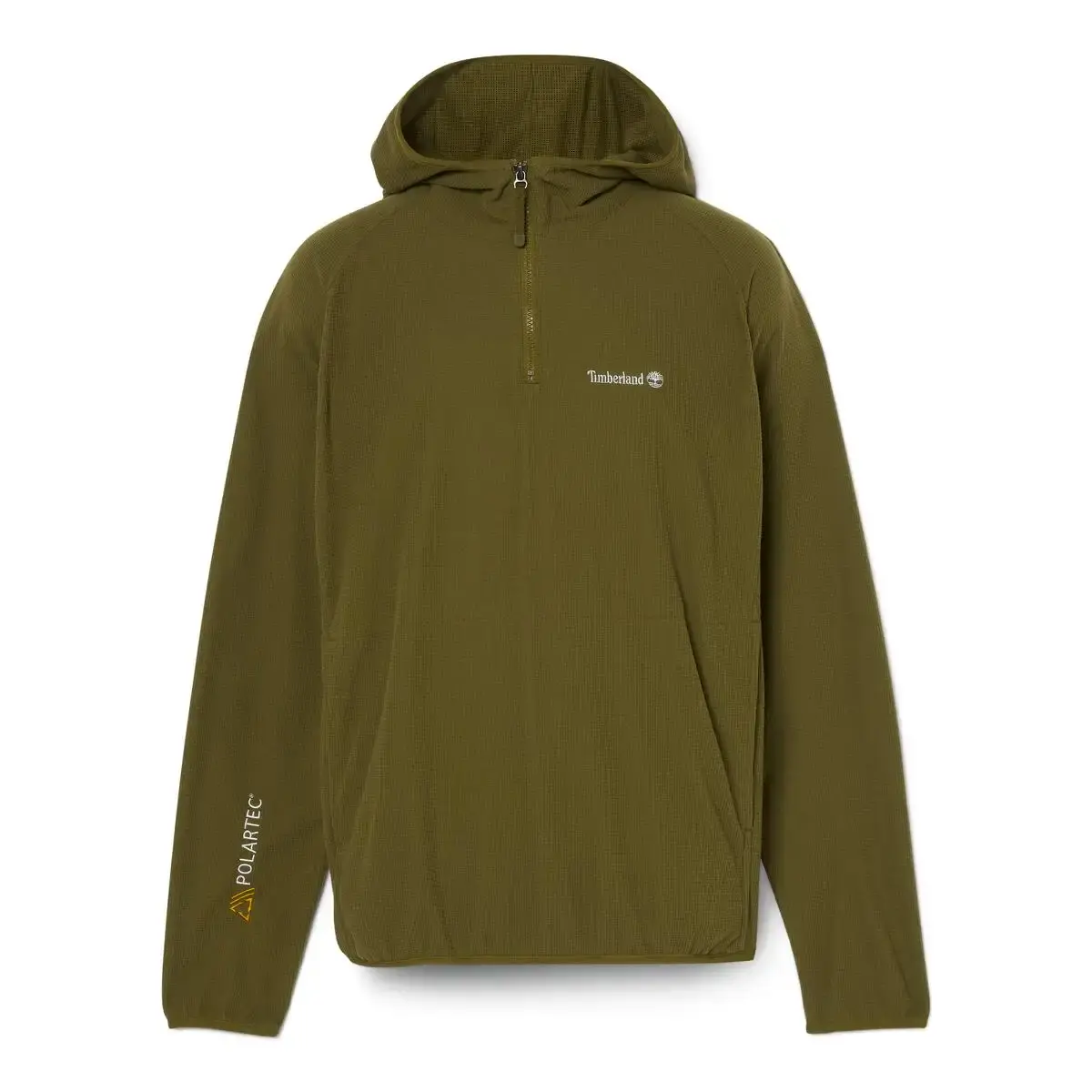 Timberland KEARSARGE POLARTEC 1/4 ZIP HOODED FLEECE Yeşil Erkek Hoodie