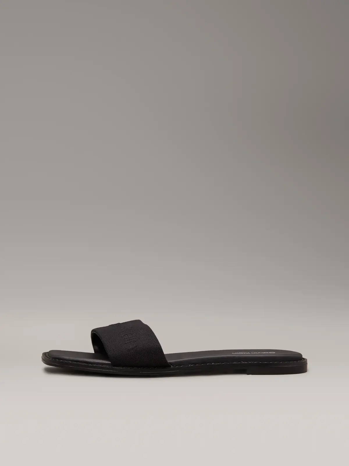 Calvin Klein FLAT SLIDE - HE, BEH Siyah Kadın Terlik