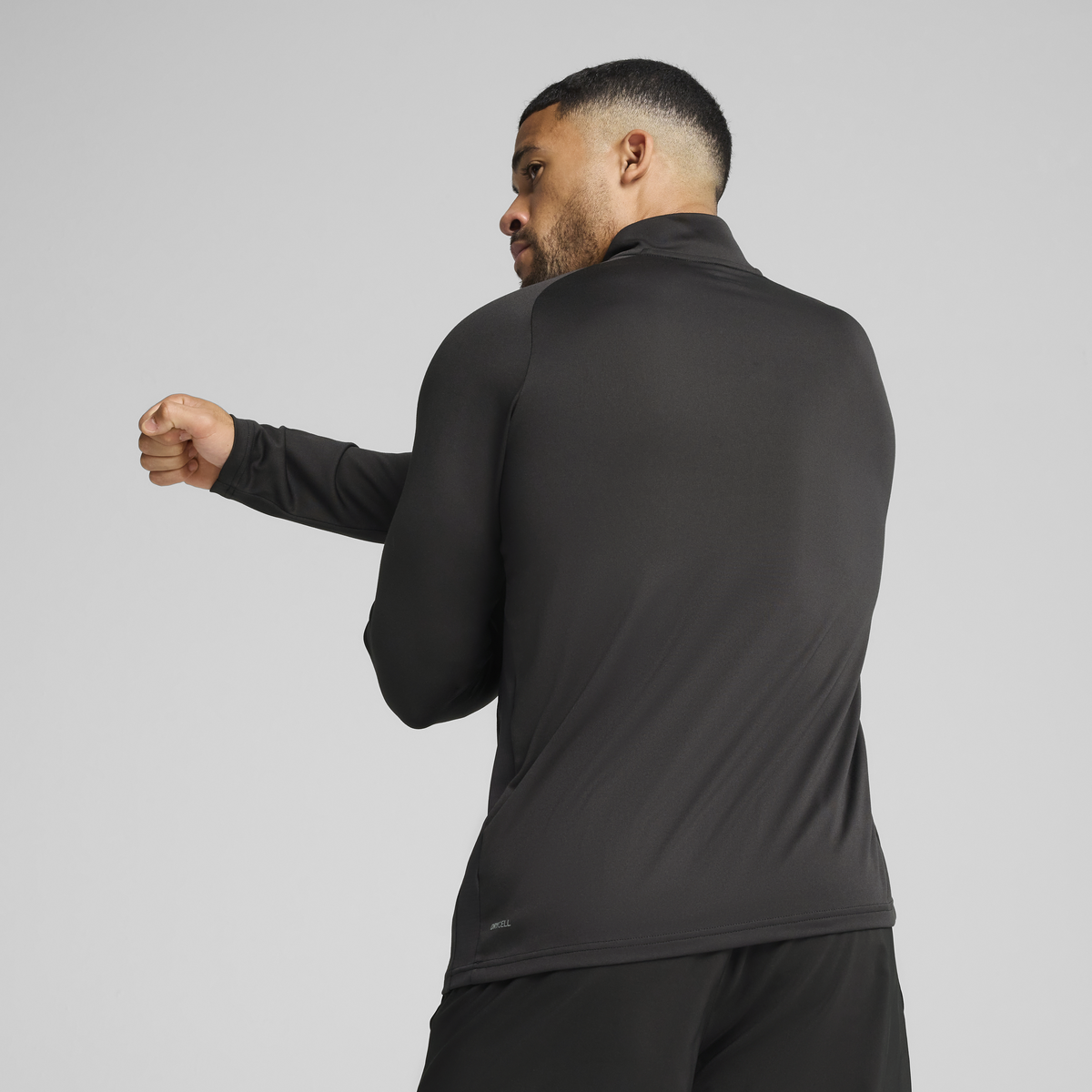 Puma TAD TECH Fabric Mix 1/4 Zip Siyah Erkek Sweatshirt