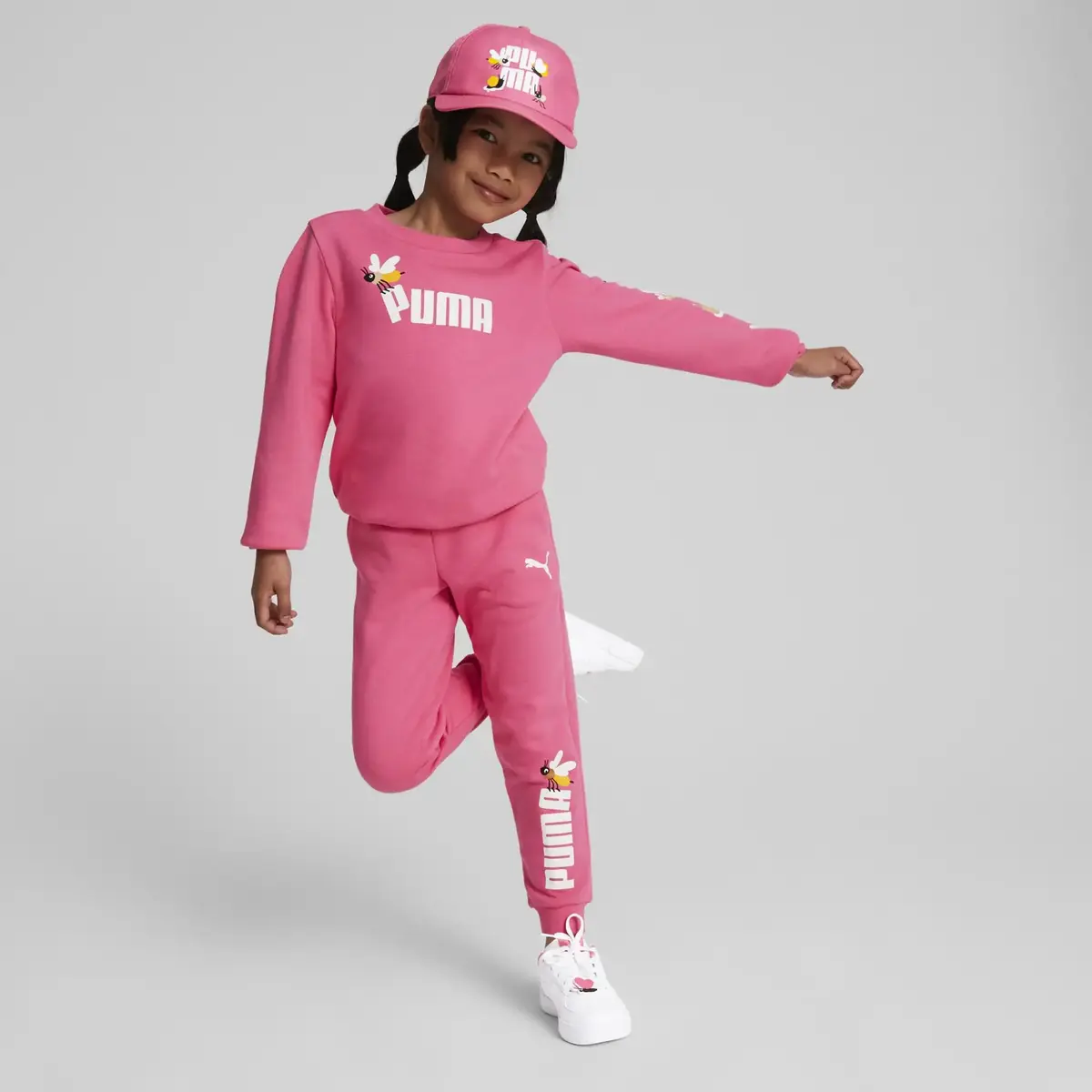 Puma Small World Pinch Panel Cap Pembe Çocuk Şapka