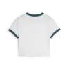 Puma DOWNTOWN Graphic Baby Tee Beyaz Kadın Tişört
