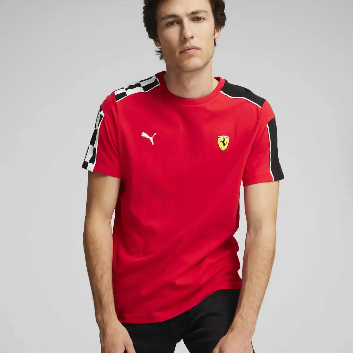Puma Ferrari Race Mt7 Tee Kırmızı Erkek T-Shirt