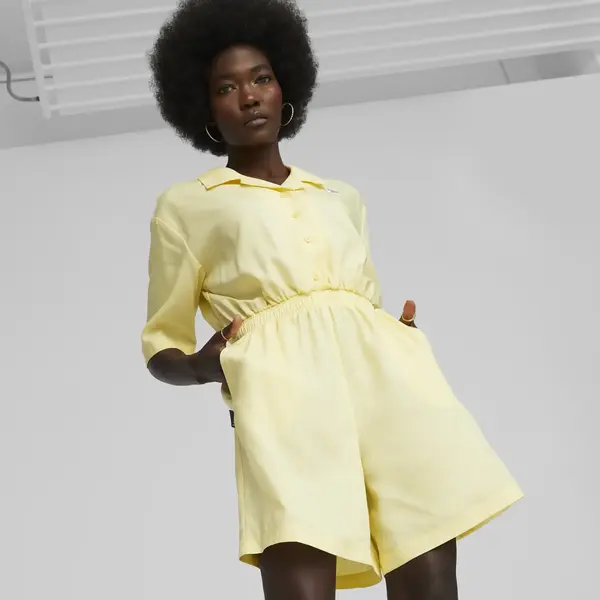 Puma DOWNTOWN Jumpsuit Sarı Kadın Tulum