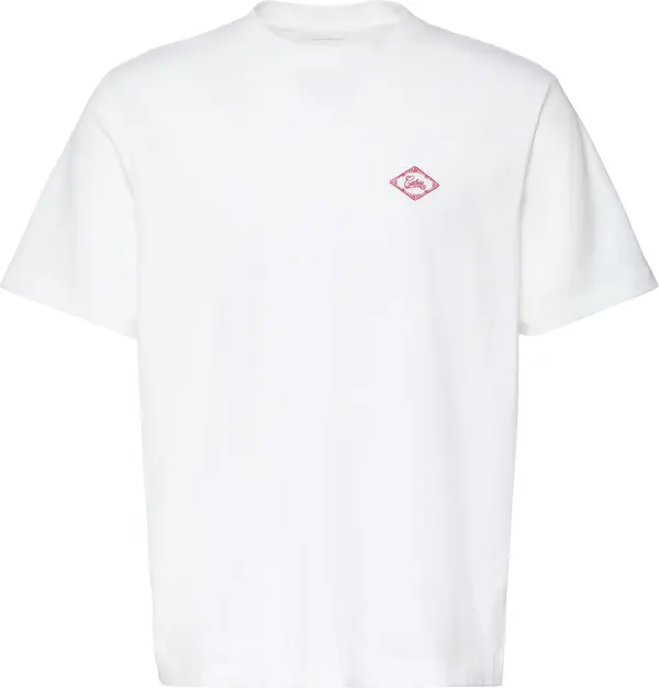 Calvin Klein SS 20S CALVIN MATCHBOX GRAPHIC T Erkek Beyaz T-Shirt