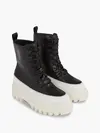 Calvin Klein FLATFORM LACE UP BOO Kadın Siyah Bot