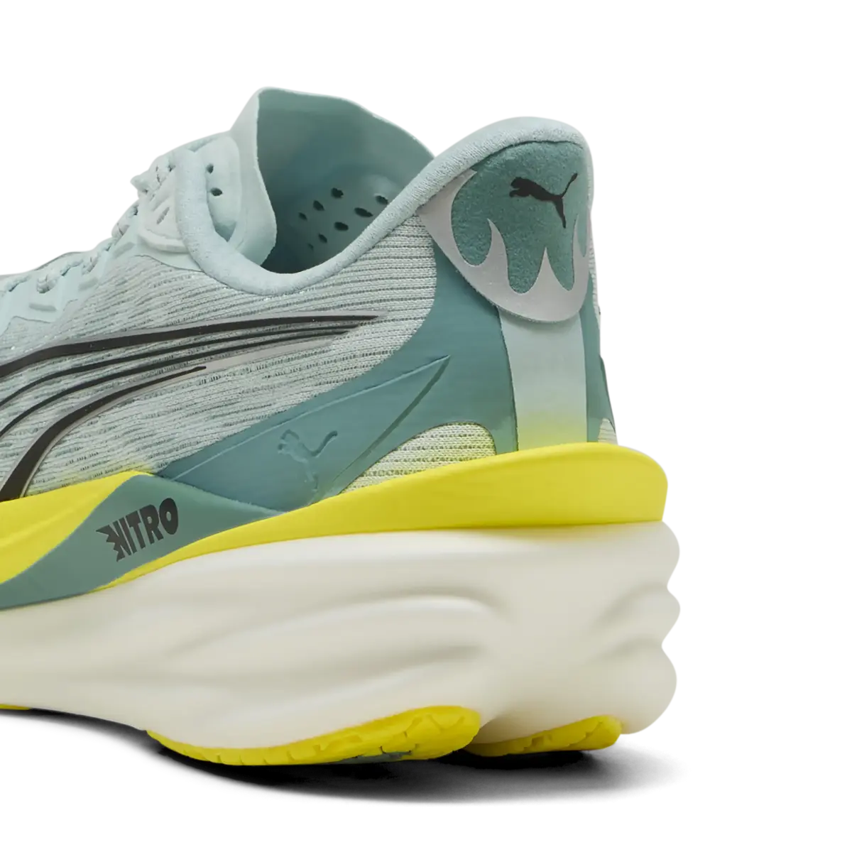 PUMA Deviate NITRO 4 Wns Mavi Kadın Yürüyüş ve Koşu Ayakkabısı