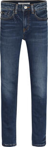 Calvin Klein SKINNY DARK BLUE CLE Erkek Mavi Kot Pantolon