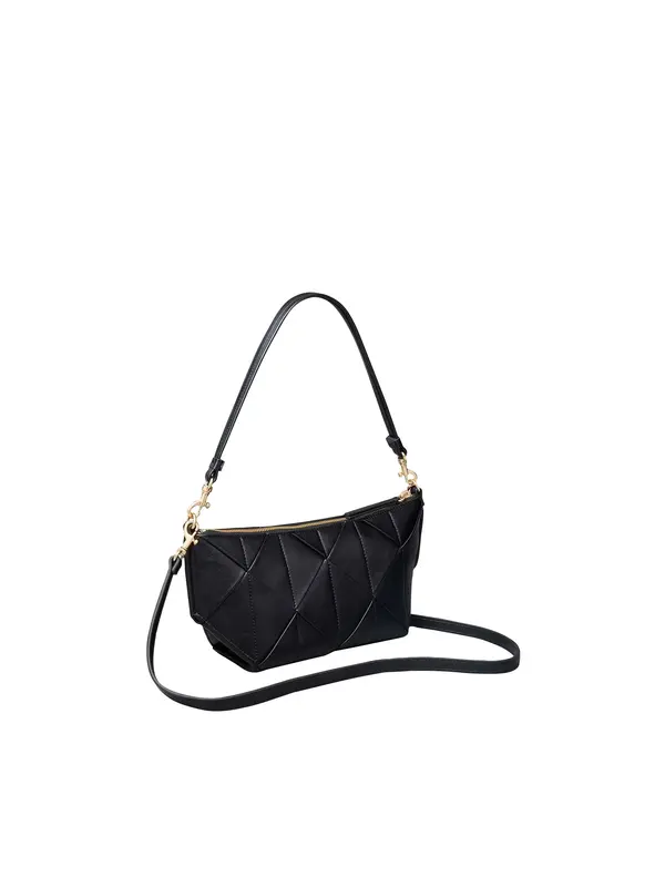 Calvin Klein WOVEN SHOULDER BAG, UB1 Siyah Kadın Omuz Çantası