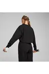 Puma CLOUDSPUN CROSSOVER CREW Siyah Kadın Sweatshirt