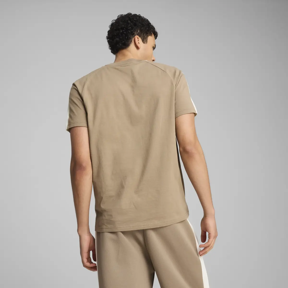 PUMA T7 Tee Kahverengi Erkek T-Shirt