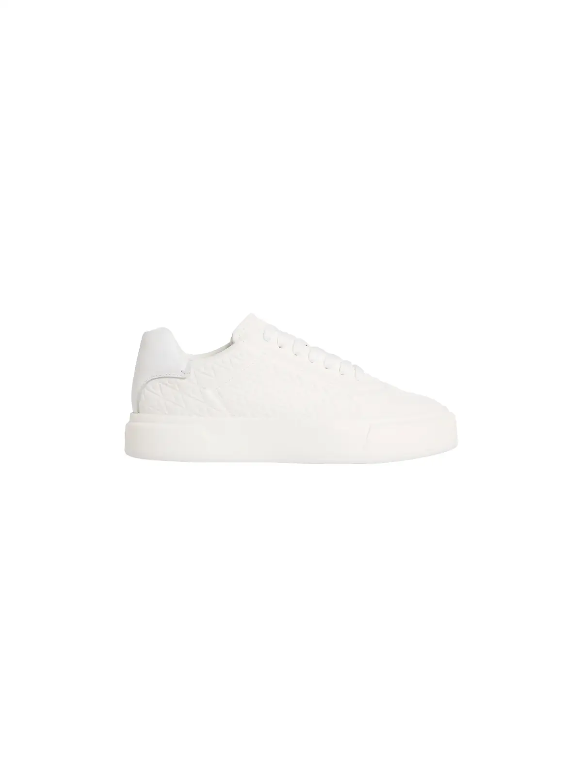 Calvin Klein BASKET CUPS LACE UP, 0K4, 36 Beyaz Kadın Spor Ayakkabı & Sneaker