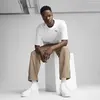PUMA WARDROBE ESS Oversized Tee Beyaz Erkek T-Shirt