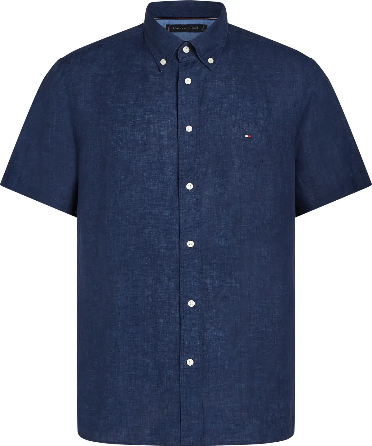 Tommy Hilfiger PIGMENT DYED LINEN R, DCC Lacivert Erkek Gömlek