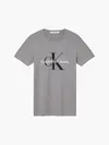 Calvin Klein Gri Erkek T-Shirt & Polo