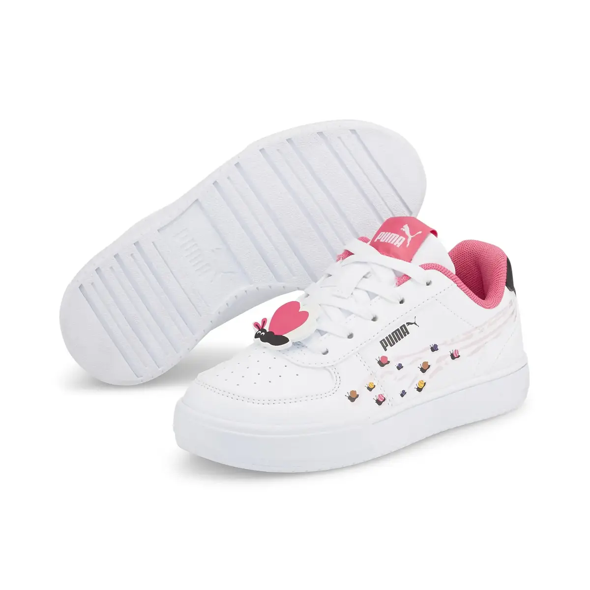 Puma Caven Small World Ps Beyaz Çocuk Çocuk Günlük Spor Ayakkabı