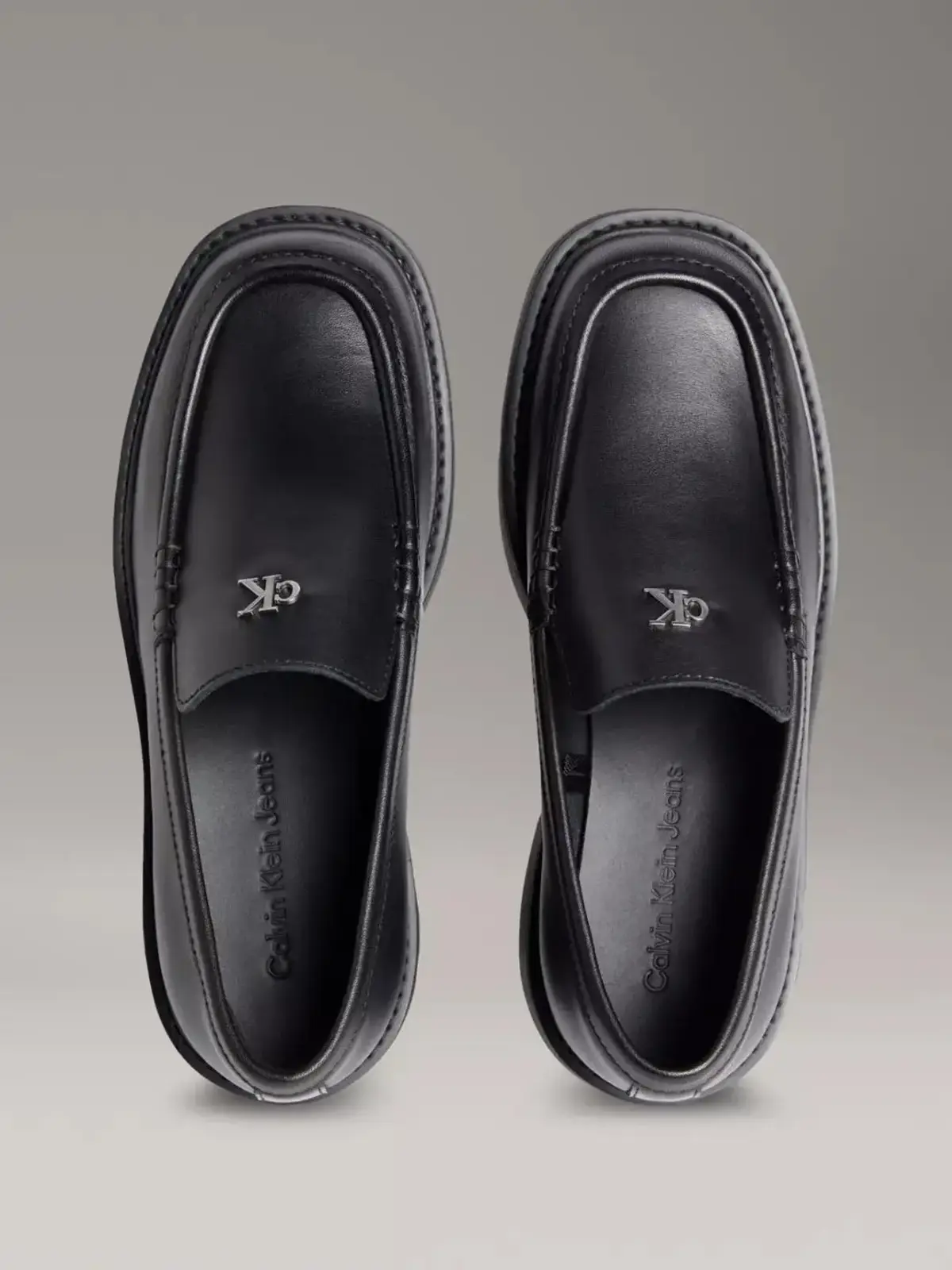 Calvin Klein COMBAT LOAFER HW LTH Siyah Kadın Günlük Spor Ayakkabı
