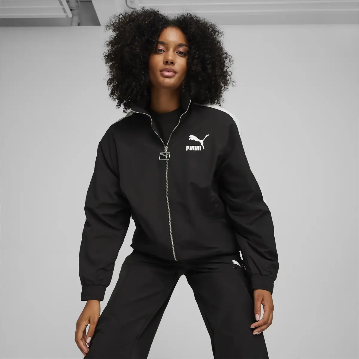 Puma T7 Oversized Track Jacket Siyah Unisex Ceket
