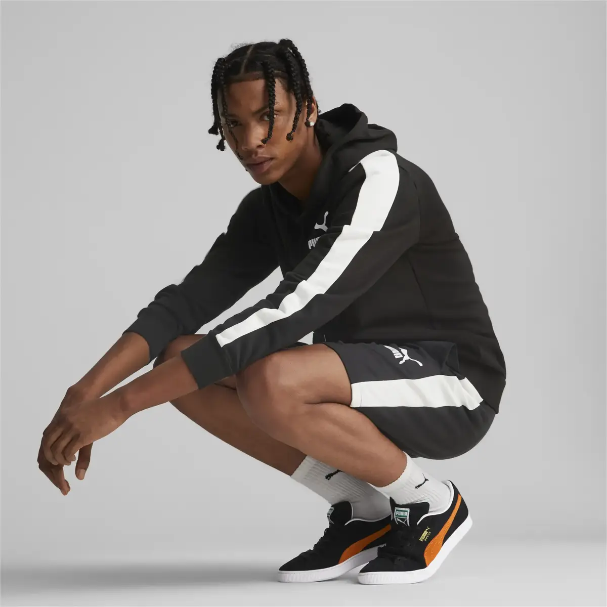 Puma T7 ICONIC Shorts 8" TR Siyah Erkek Şort