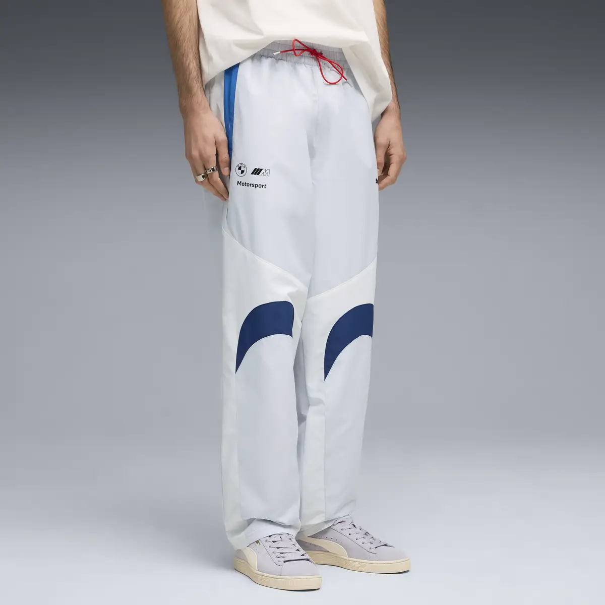 Puma BMW MMS Lifestyle Pants Beyaz Erkek Eşofman Alt