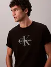 Calvin Klein SS Hero Monologo Tee 20s Siyah Erkek Tişört