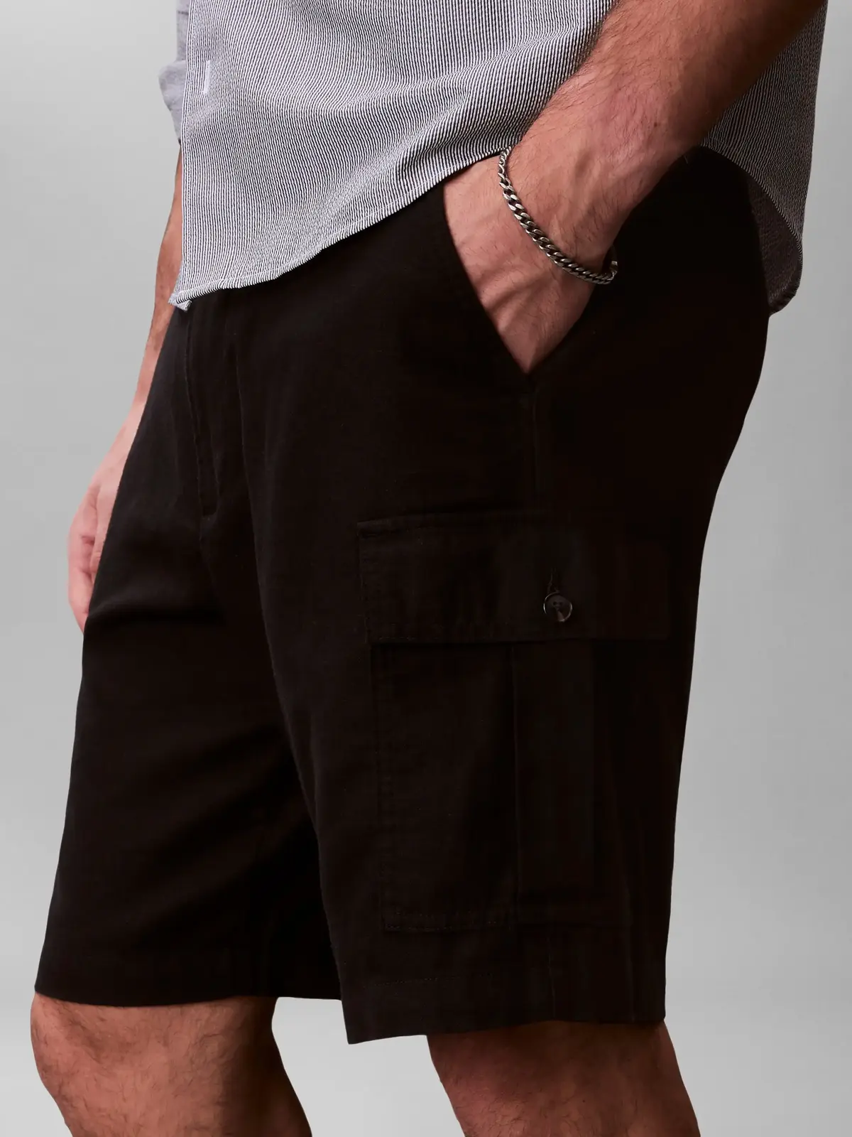 9 IN LINEN CARGO SHO, UB1, 30