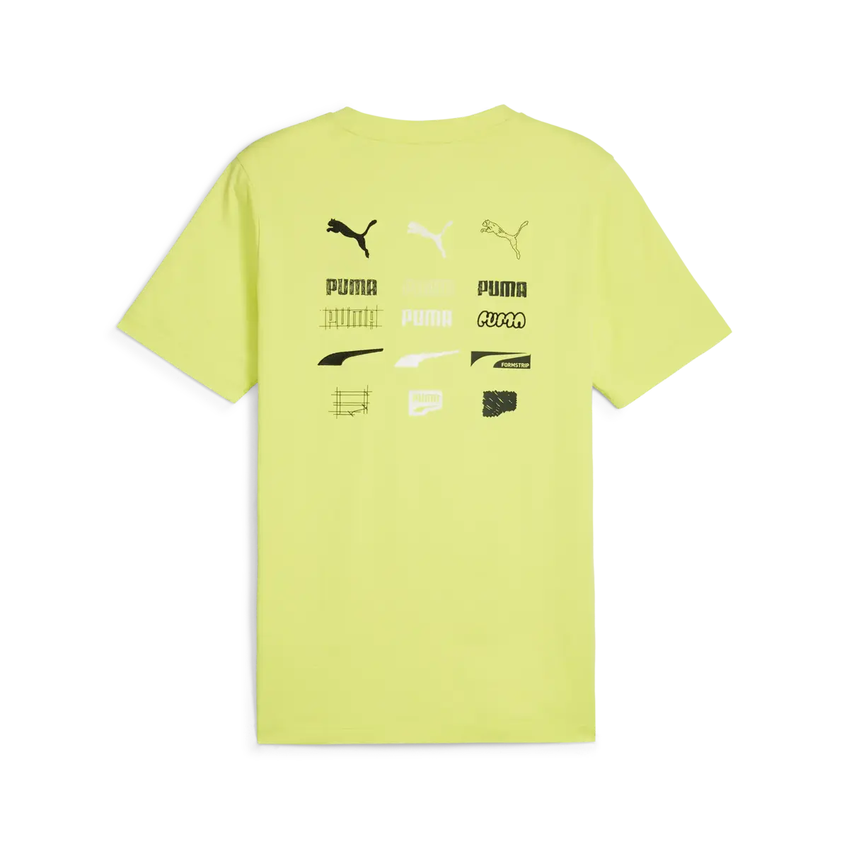 Puma BRAND LOVE Graphic Tee Sarı Erkek T-Shirt & Polo