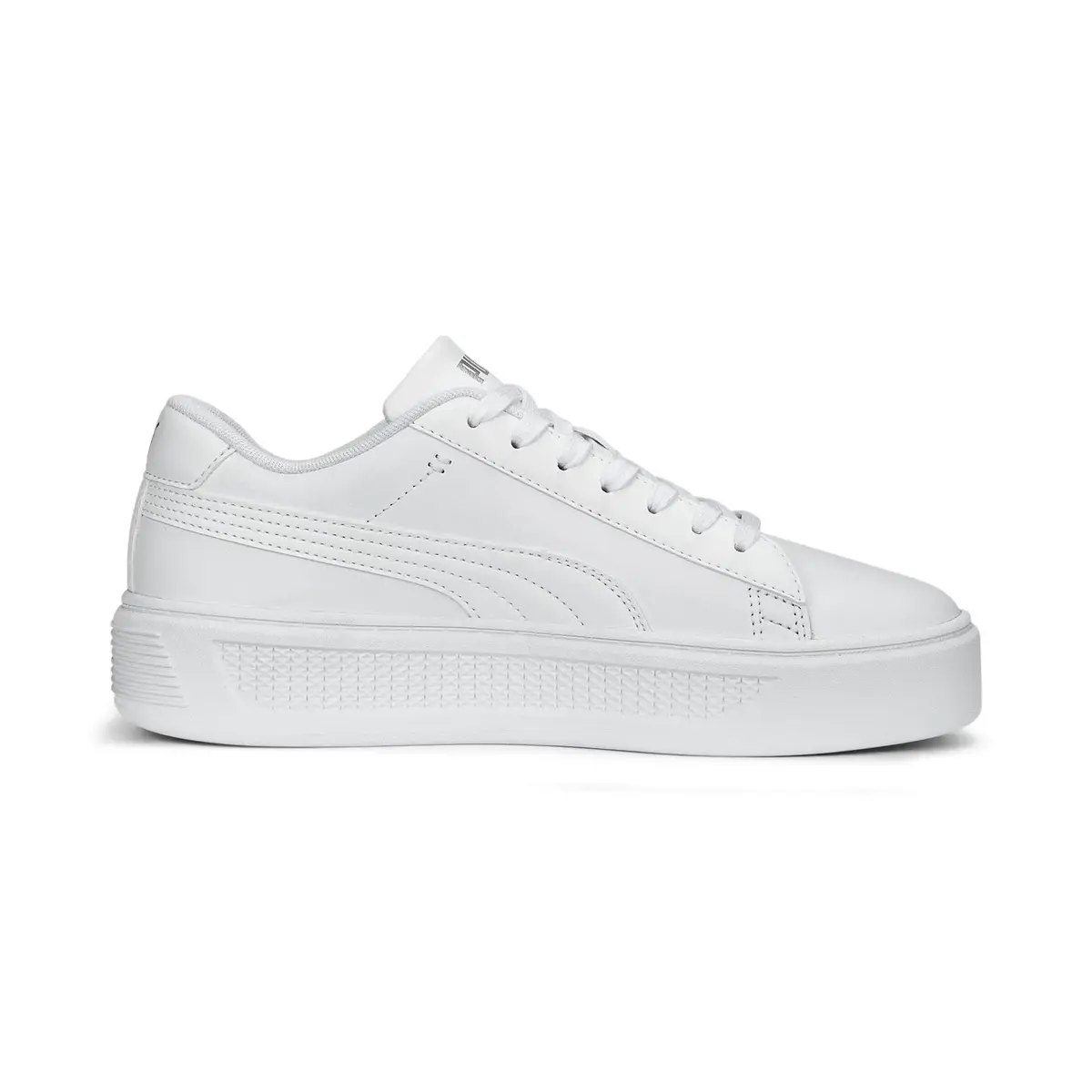Puma Smash Platform v3 Beyaz Kadın Günlük Spor Ayakkabı