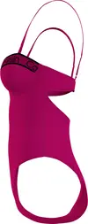 Calvin Klein BALCONETTE ONE PIECE Kadın Pembe Mayo