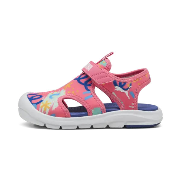 PUMA Puma Fun Racer Sandal AOP V PS Magic Ros Pmebe Unisex Çocuk Sandalet