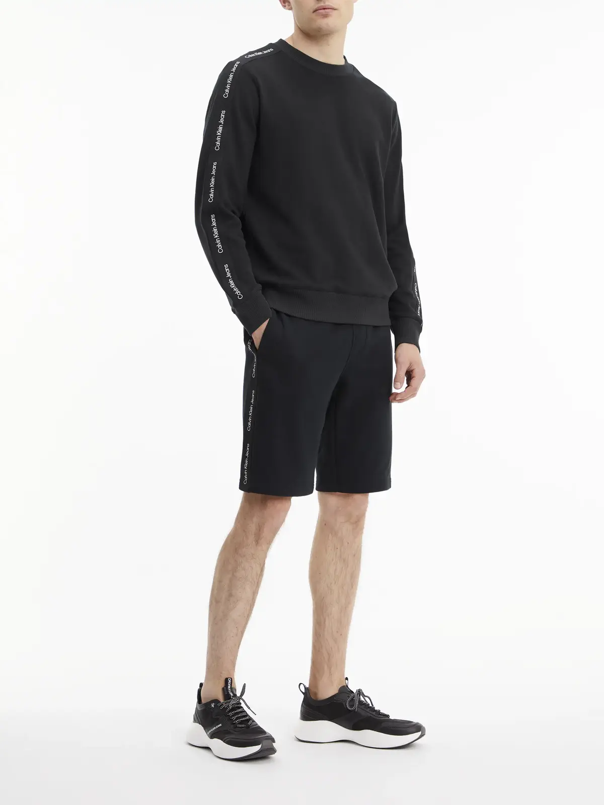Calvin Klein CONTRAST TAPE HWK SH Erkek Siyah Şort