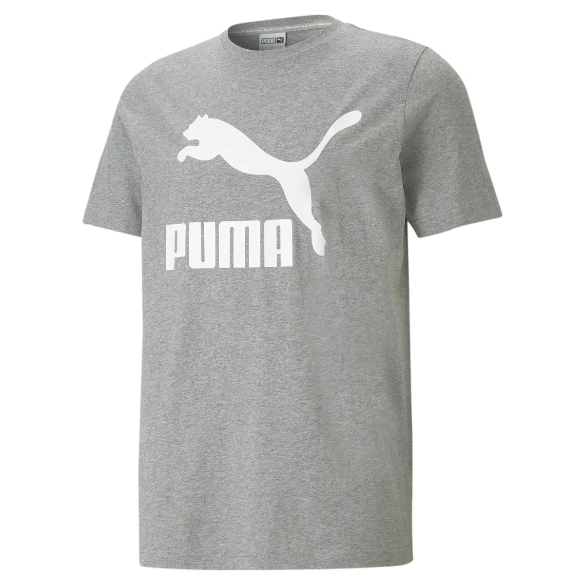 Puma Classics Logo Tee Gri Erkek T-Shirt