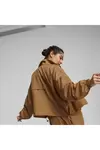 Puma Infuse Woven Track Jacket Camel Kadın Fermuarlı Sweatshirt