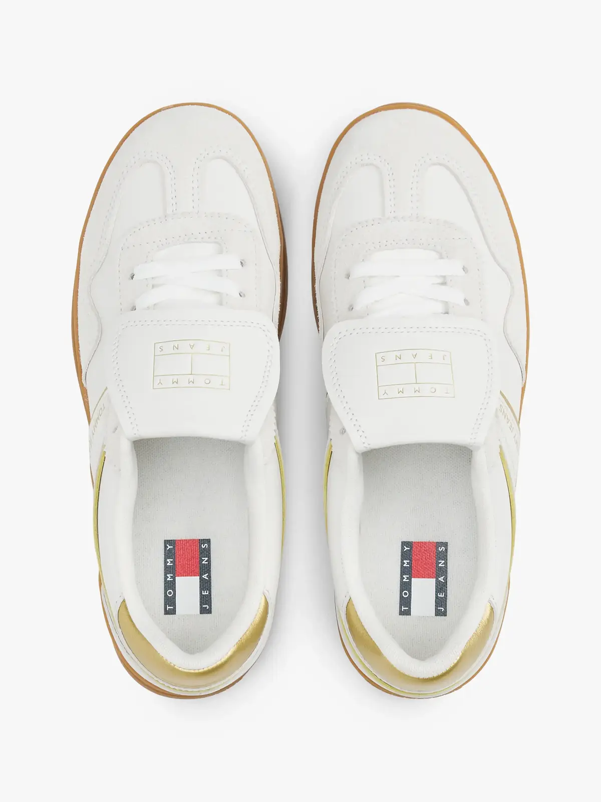 Tommy Hilfiger THE GREENWICH FLAP, 0LX Beyaz Kadın Spor Ayakkabı & Sneaker