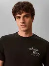 Calvin Klein SS 30S EU CK TRVL Siyah Erkek Tişört
