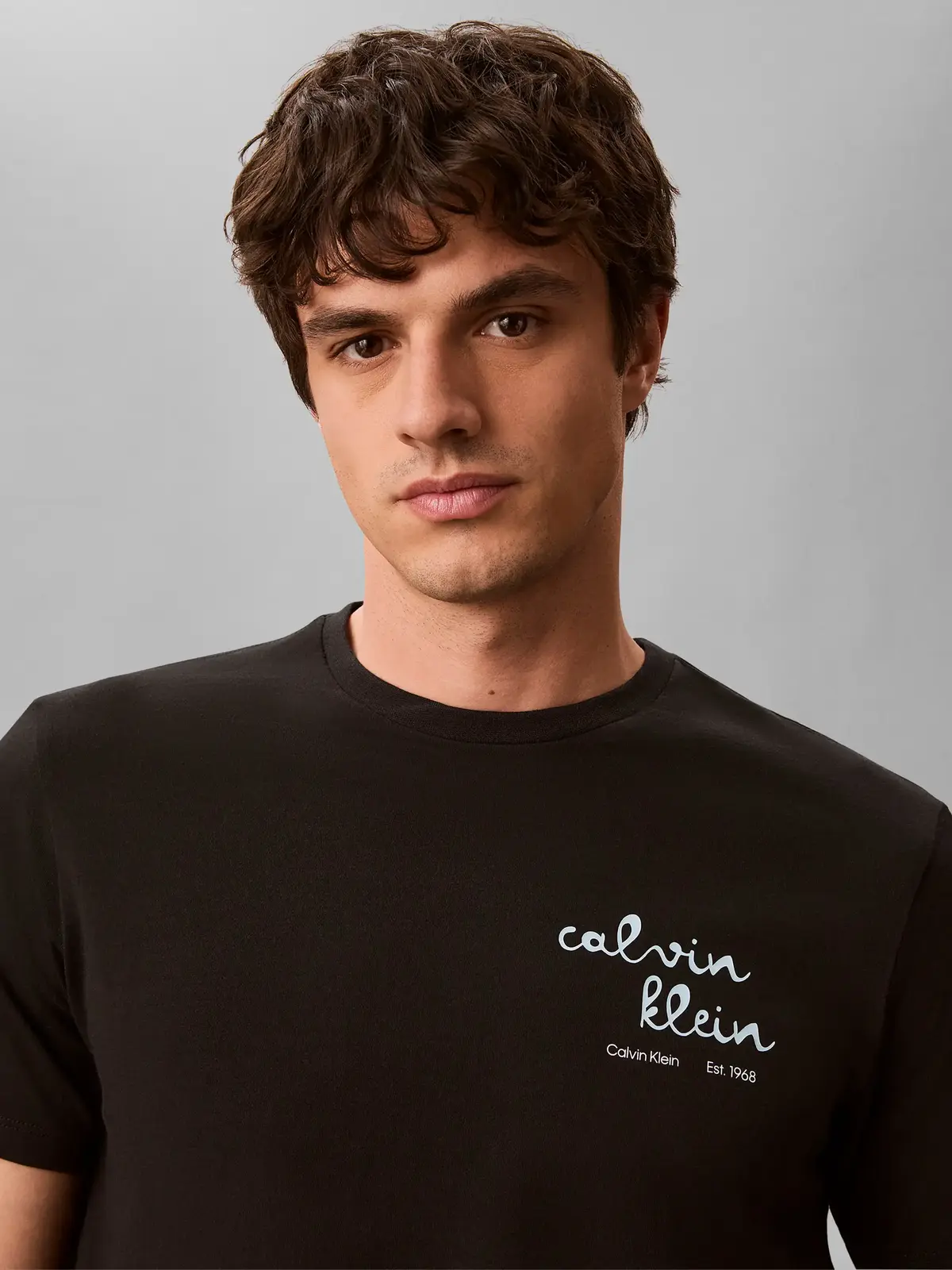 Calvin Klein SS 30S EU CK TRVL Siyah Erkek Tişört
