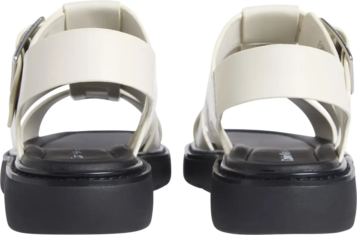 Calvin Klein SQ MOLDED SDL FISHER, AEO Krem Kadın Terlik