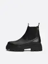 Tommy Hilfiger COMBAT LEATHER LOW C Kadın Siyah Bot