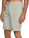 Calvin Klein SATEEN SLIM SHORT Erkek Krem Şort