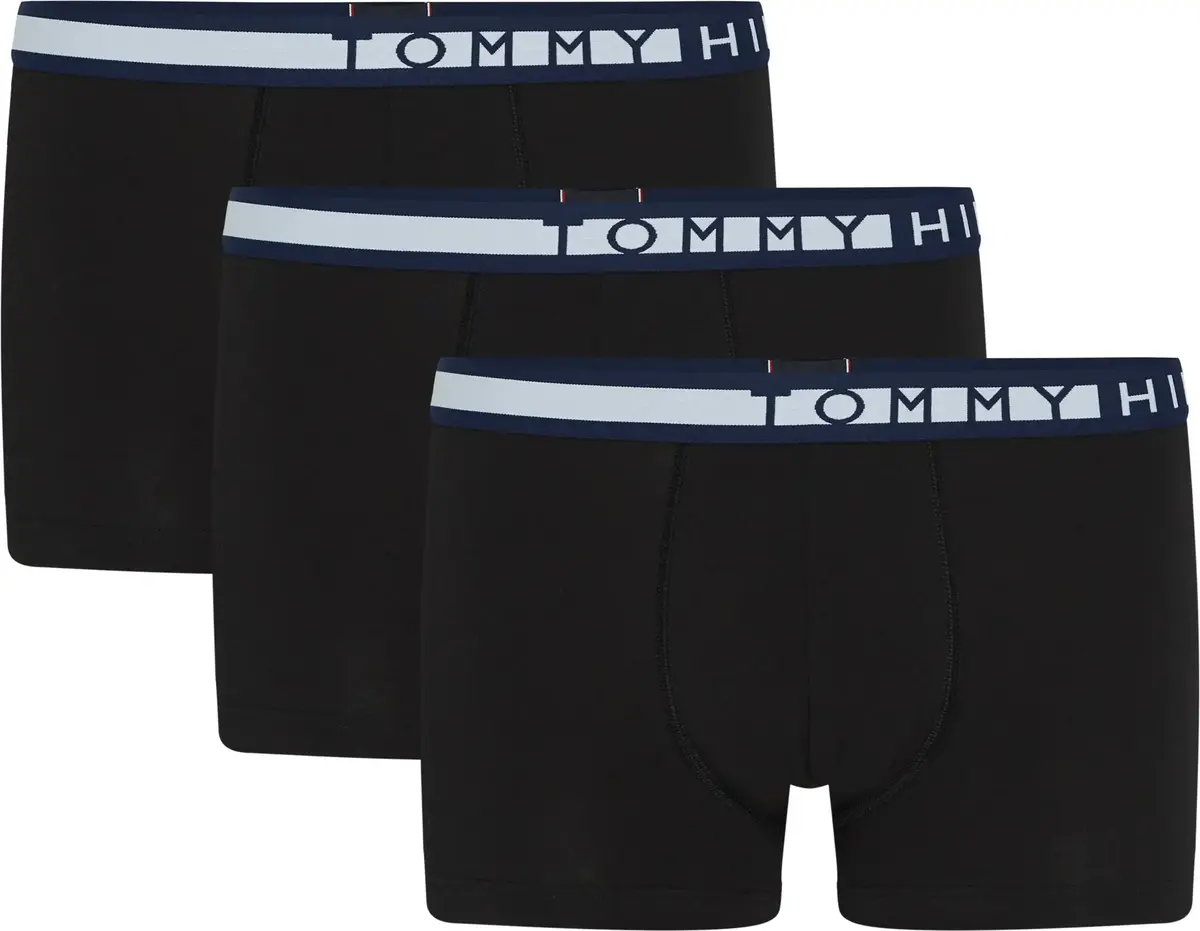 Tommy Hilfiger 3P TRUNK Erkek Siyah 3lü Boxer Set
