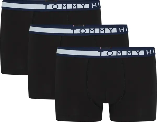 Tommy Hilfiger 3P TRUNK Erkek Siyah 3lü Boxer Set
