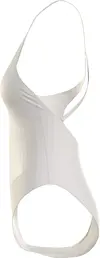 Calvin Klein ONE SHOULDER ONE PIE Kadın Beyaz Mayo