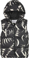 Calvin Klein MONOGRAM AOP VEST PU Erkek Siyah Yelek