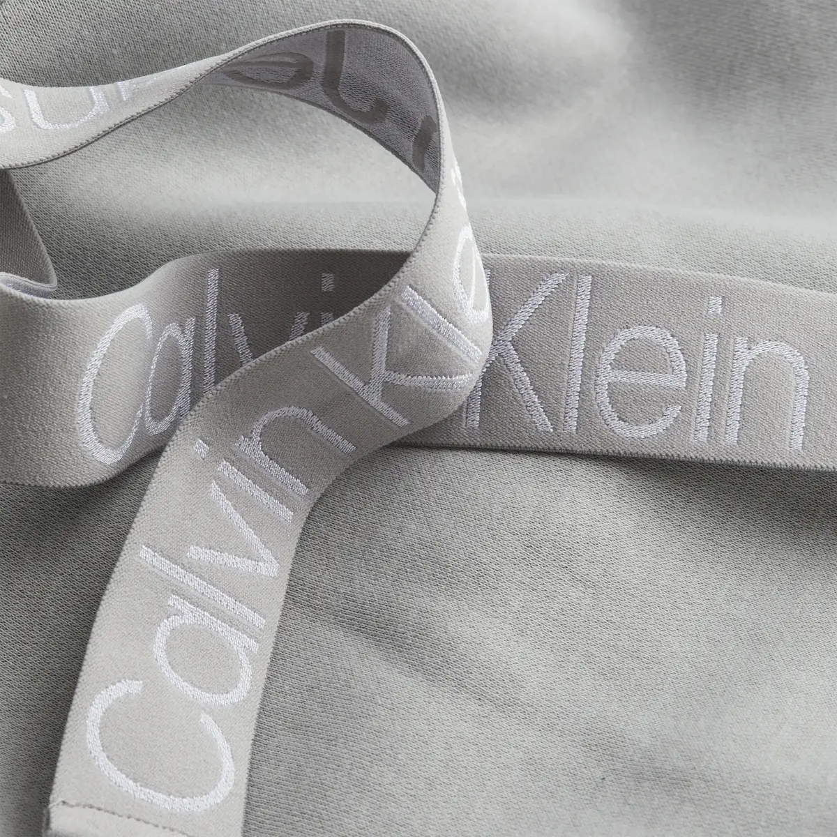 Calvin Klein CONTRAST DRAWCORDS H Kadın Gri Hoodie