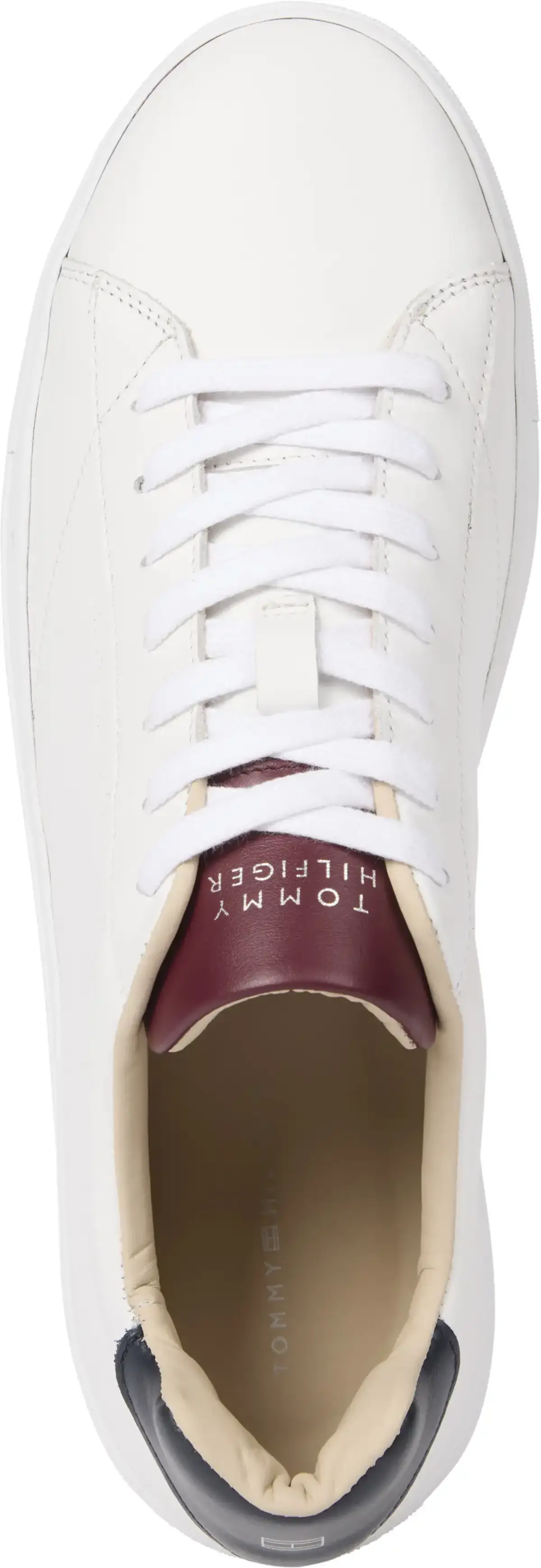 Tommy Hilfiger PREMIUM CUPSOLE LEAT, 0K5 Beyaz Erkek Spor Ayakkabı & Sneaker