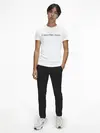 Calvin Klein Beyaz Erkek T-Shirt & Polo