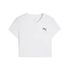 Puma WARDROBE ESS Baby Tee Beyaz Kadın Crop