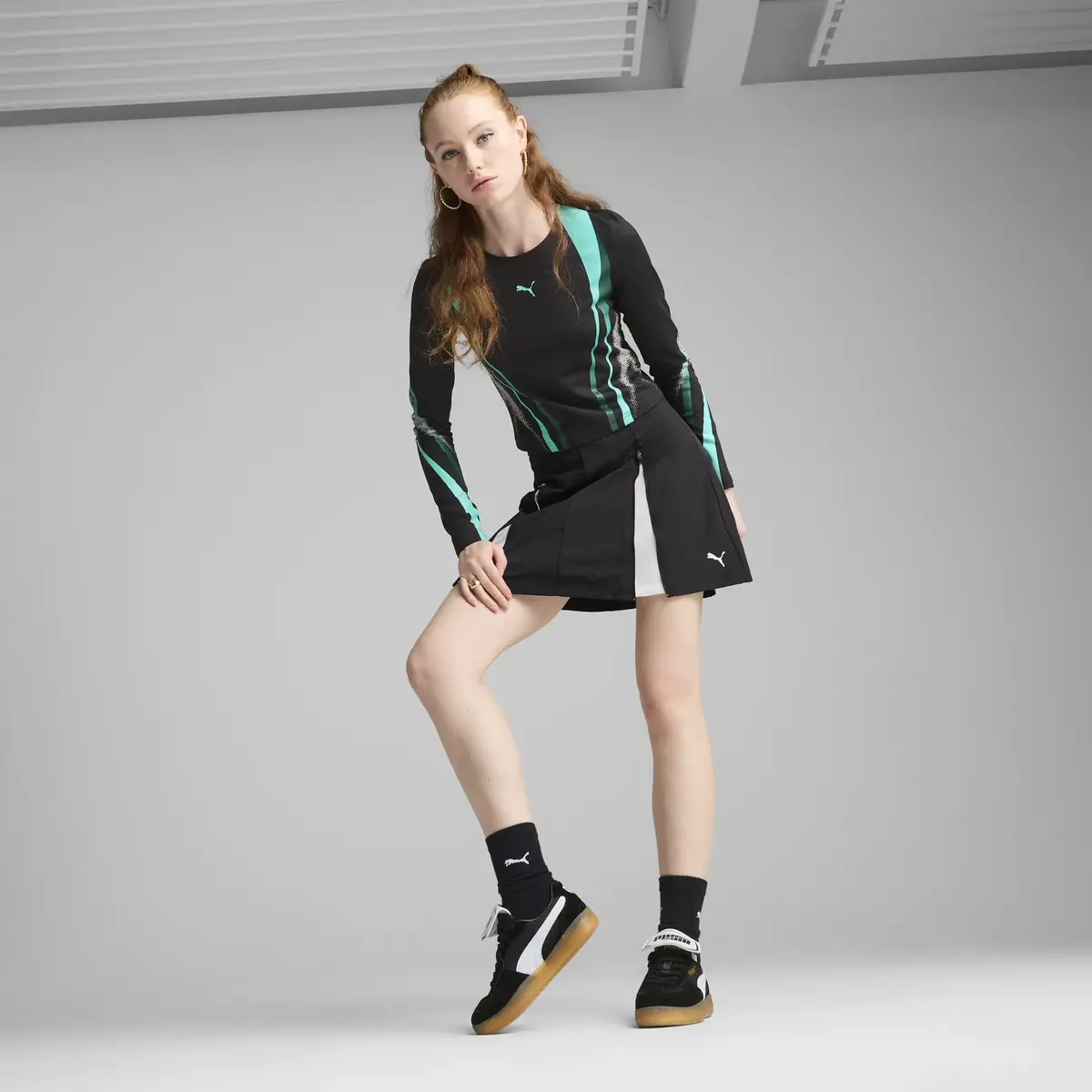 PUMA DARE TO Zip-Off Skirt Siyah Kadın Etek